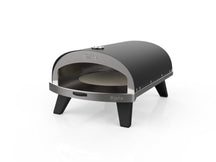 ZiiPa Pizza Oven Piana - Gas model - with Thermometer - Anthracite - for ø 30 cm pizzas - Rotating pizza stone