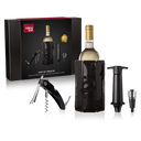 Vacu Vin Wine Set Premium - Black - 4-piece set