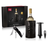 Vacu Vin Wine Set Premium - Black - 4-piece set