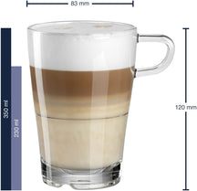 Leonardo Latte Macchiato glasses Senso - Stackable - 350 ml - 6 pieces