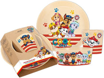 Koziol Children's Dinnerware Connect Paw Patrol Cream 3-Piece