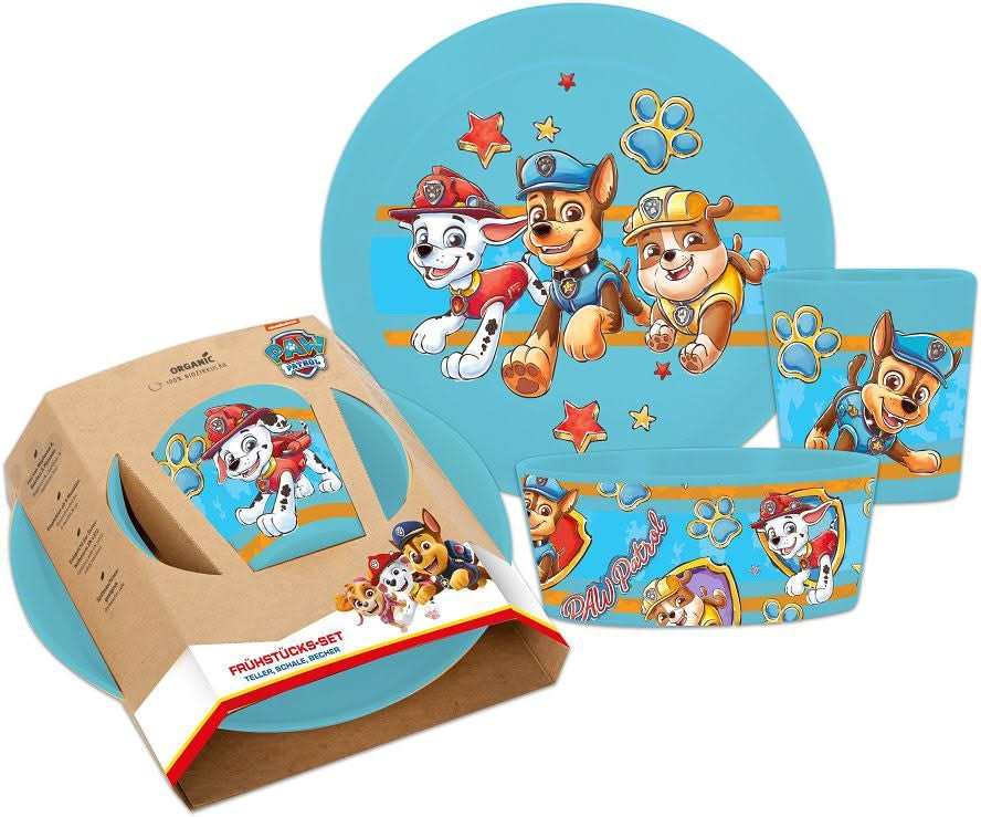 Koziol Children's Dinnerware Connect Paw Patrol Blue 3-Piece