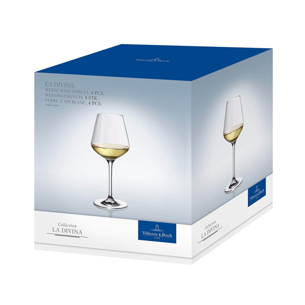 Villeroy & Boch White Wine Glasses La Divina - 380 ml - 4 pieces