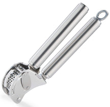 Rosle Garlic Press Round - Stainless Steel - With Scraper