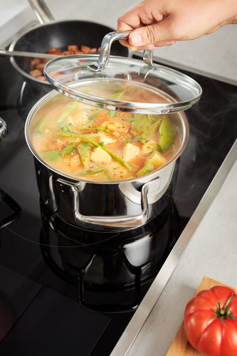 Rosle Cookware Set Moments - Cooking Pots + Lids, Saucepan & Frying Pan - 5 Pieces