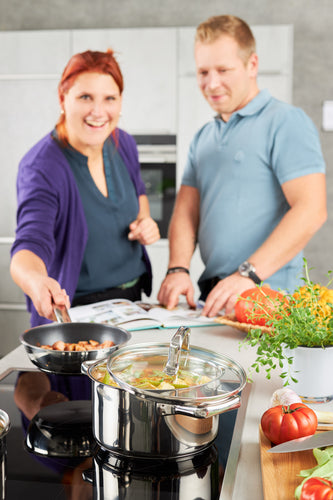 Rosle Cookware Set Moments - Cooking Pots + Lids, Saucepan & Frying Pan - 5 Pieces