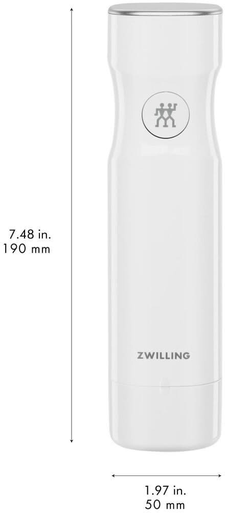 Zwilling Rechargeable Vacuum Pump Fresh & Save - White - micro USB