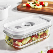 Zwilling Vacuum Fresh & Save Food Container - Glass - 16 x 9 x 7 cm / 350 ml