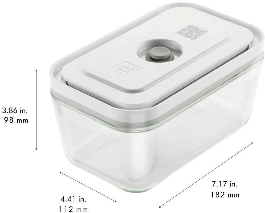 Zwilling Vacuum Fresh & Save Food Container - Glass - 18 x 11 x 9 cm / 900 ml