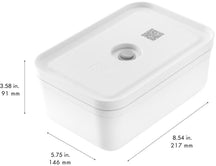 Zwilling Vacuum Lunchbox Fresh & Save - White - Plastic - 22 x 15 x 9 cm / 1.6 liters