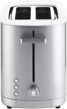 Zwilling Toaster Enfinigy - for 2 slices of toast - 7 Heat levels - 1000 W - Silver/White