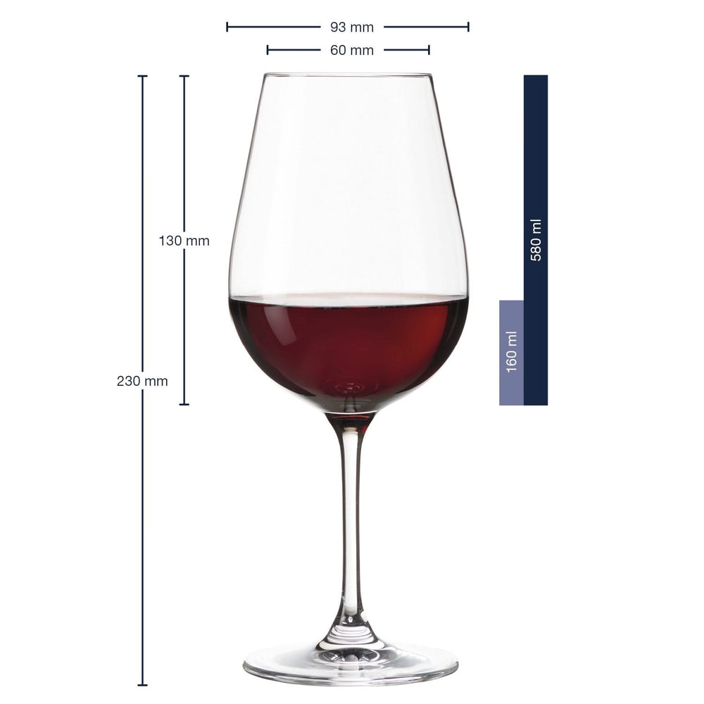 Leonardo Wine Glasses Tivoli - Set 18-Piece - White and Red Wine Glasses & Champagne Glasses