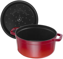 Staub Casserole / Cocotte - Cherry red - ø 22 cm / 2.6 liters