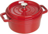 Staub Casserole / Cocotte - Cherry red - ø 22 cm / 2.6 liters