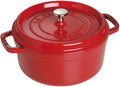 Staub Casserole / Cocotte - Cherry red - ø 24 cm / 3.8 liters