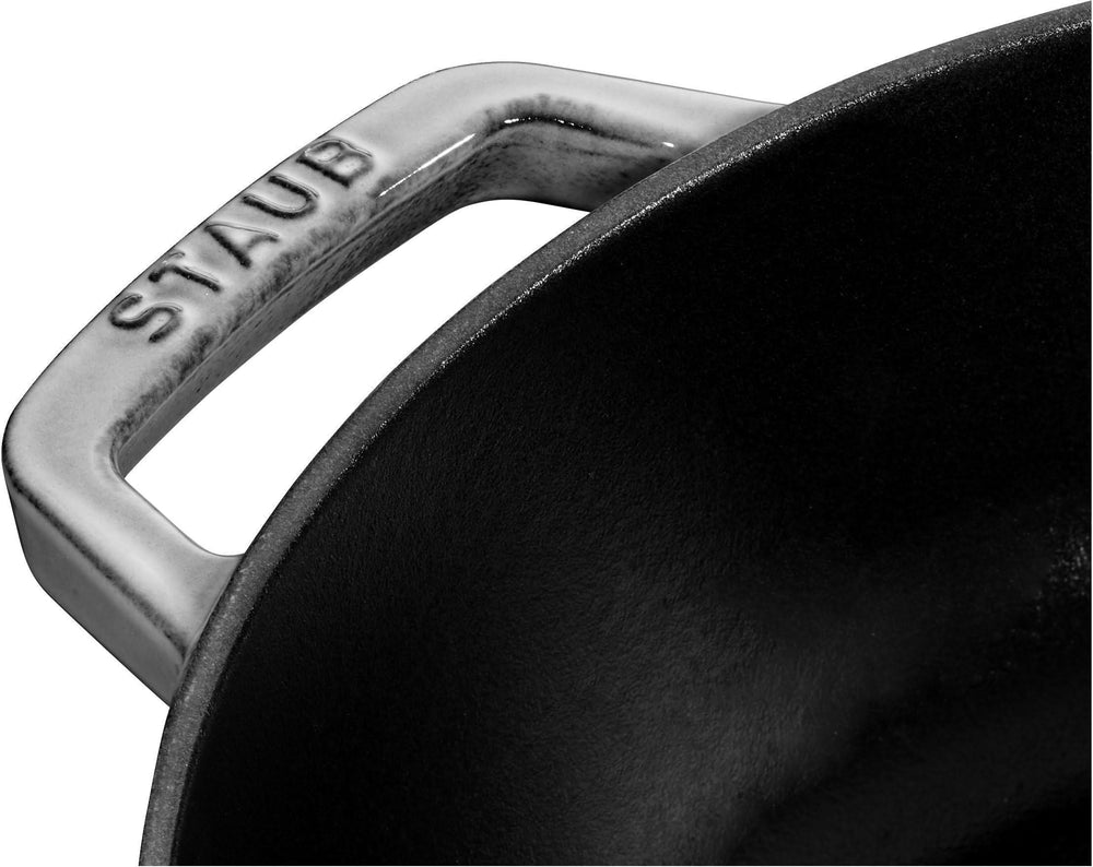 Staub sauté pan - Sauteuse - Chistera - Graphite gray - ø 24 cm / 2.4 liters