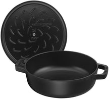 Staub sauté pan - Sauteuse - Chistera - Black - ø 28 cm / 3.7 liters