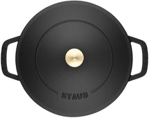 Staub sauté pan - Sauteuse - Chistera - Black - ø 28 cm / 3.7 liters