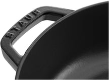 Staub sauté pan - Sauteuse - Chistera - Black - ø 28 cm / 3.7 liters