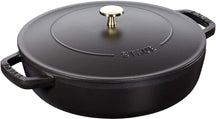 Staub sauté pan - Sauteuse - Chistera - Black - ø 24 cm / 2.4 liters