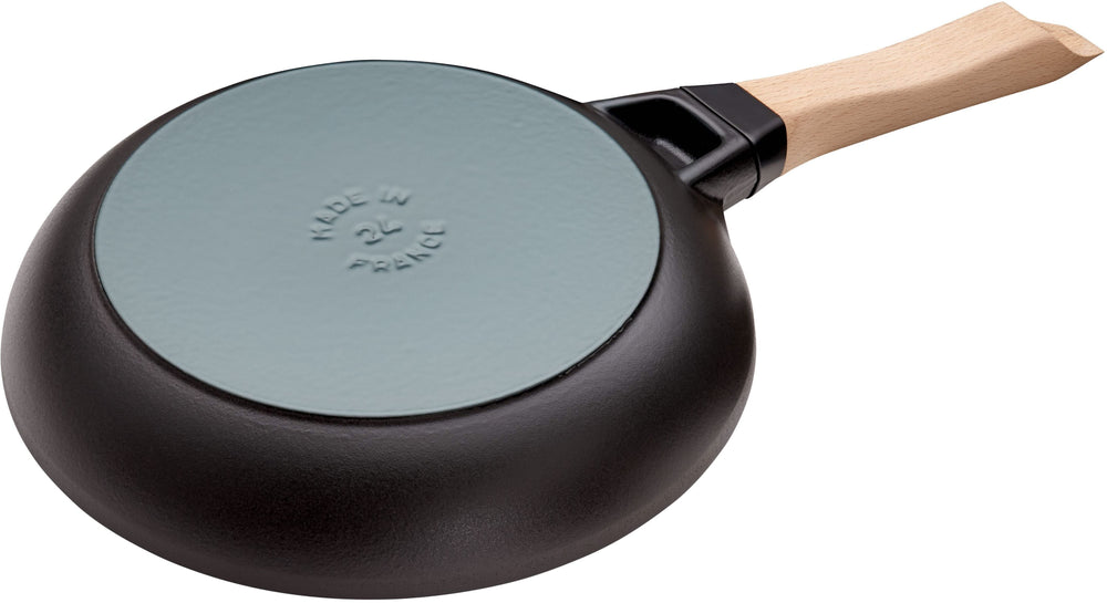 Staub Frying pan - Black - ø 24 cm - enameled non-stick coating