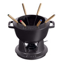 Staub Fondue set Black - ø 20 cm / 2.36 liters