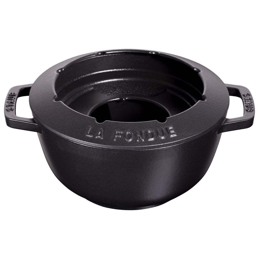 Staub Fondue set Black - ø 20 cm / 2.36 liters