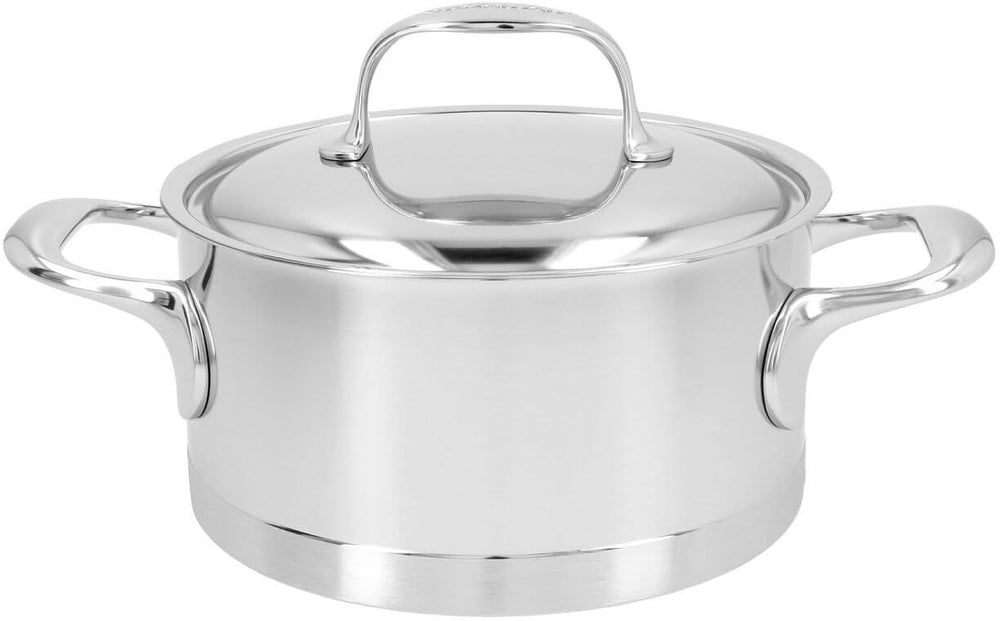 Demeyere 3 piece Cookware set (Cooking pan ø 18 / 20 cm and Sauce pan ø 20 cm) + Lids Atlantis 7 - stainless steel