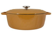 Cosy & Trendy Casserole Fontestic Cast Iron Amber Gold Oval - 31 x 24 cm -. Enamelled