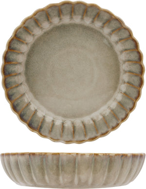 Cosy & Trendy Deep Plates / Pasta Bowls - Astera Pearl Beige - ø 22 cm - 4 Pieces