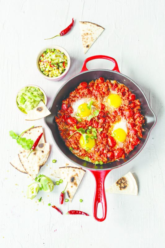 Le Creuset Skillet Signature - cherry red - ø 20 cm - enameled non-stick coating