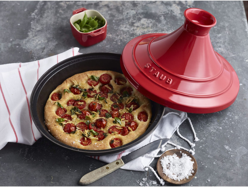 Staub Tajine - cherry red - ø 28 cm / 2 liters