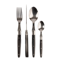 Jay Hill Cutlery set Laguiole - Black - 24 pieces / 6 people