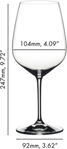 Riedel Red Wine Glasses Extreme - Cabernet - 2 pieces