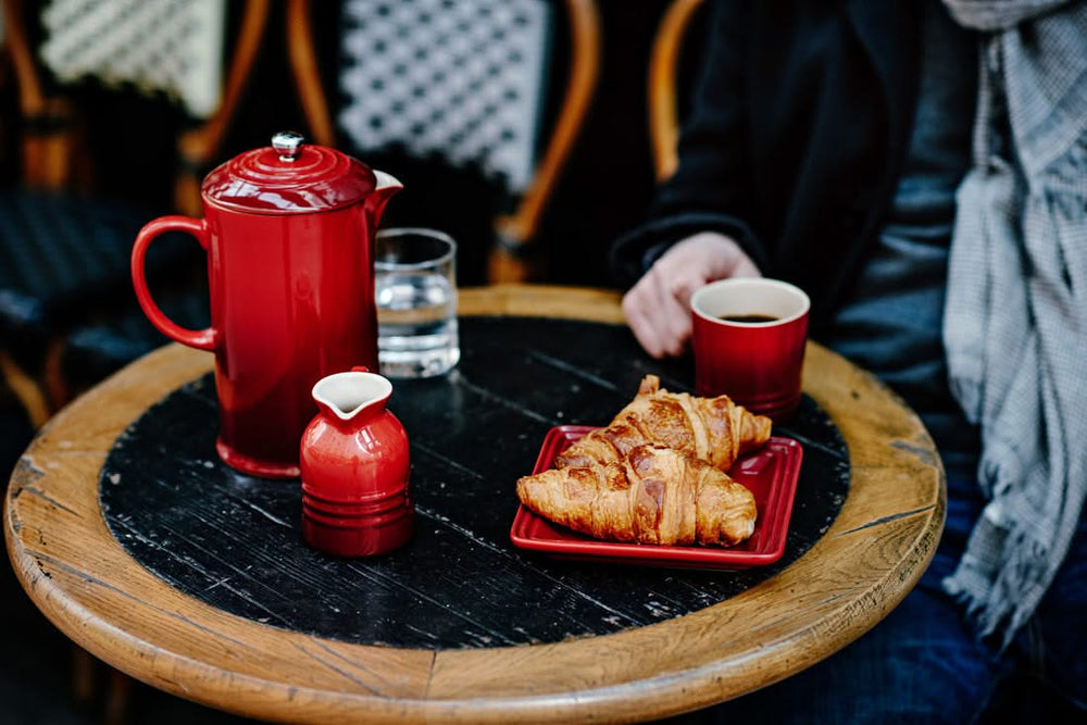 Le Creuset Cafetiere - cherry red - 1 liter