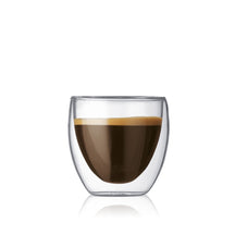 Bodum Double-walled Espresso Glasses Pavina - Patented Valve - 80 ml - 6 pieces
