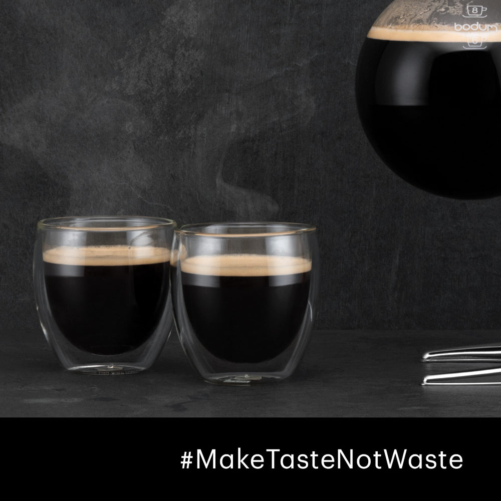 Bodum Double-walled Coffee and Tea Glasses Pavina - Patented Valve - 250 ml - 6 pieces