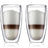 Bodum Double-walled Latte Macchiato Glasses Pavina - Patented Valve - 450 ml - 2 Pieces