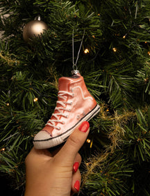 Nordic Light Christmas Ball Sneaker Pink 11 cm