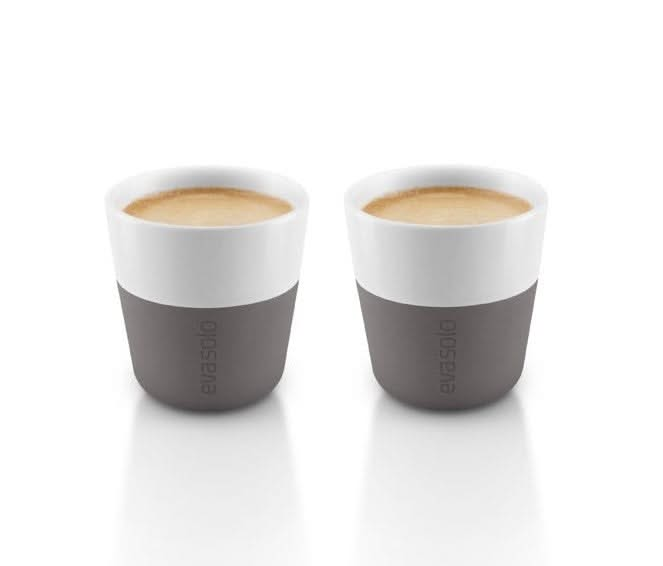 Eva Solo Espresso cups Elephant Grey 80 ml - 2 Pieces