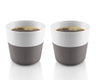 Eva Solo coffee cups Elephant Grey 230 ml - 2 Pieces