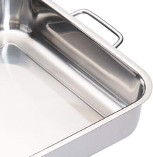 MasterClass Roasting pan - stainless steel - 37 x 27 cm