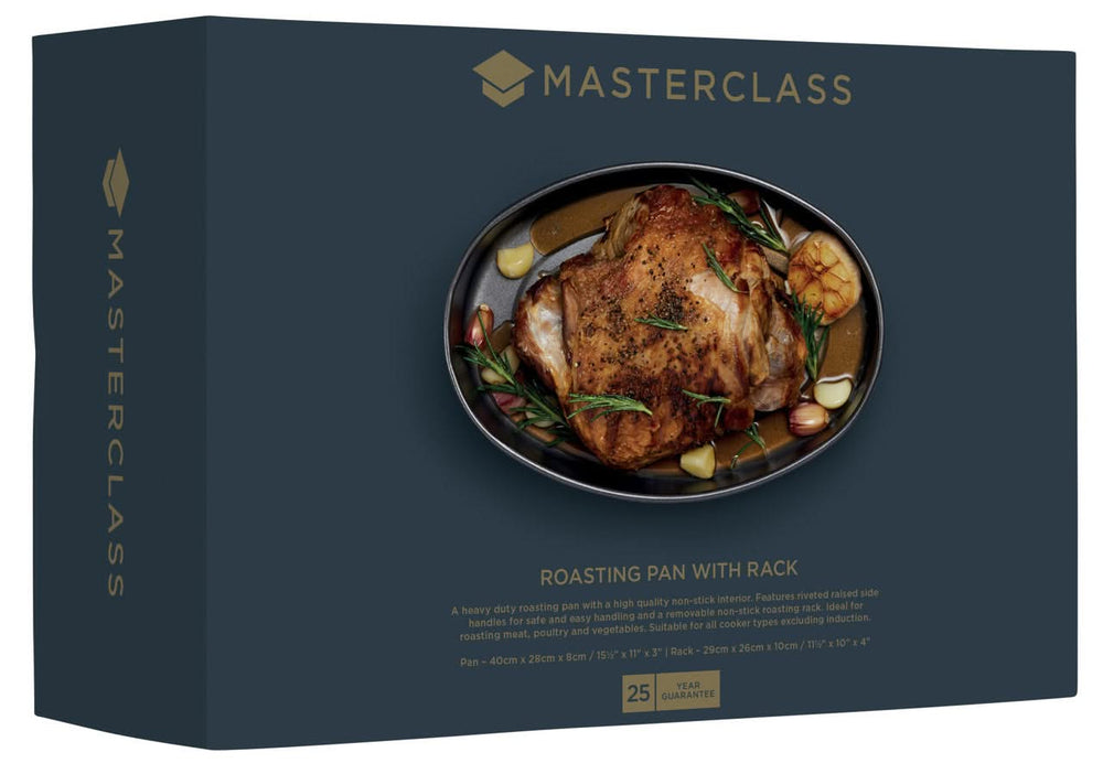 MasterClass Roasting pan - 27 x 18 cm - standard nonstick coating