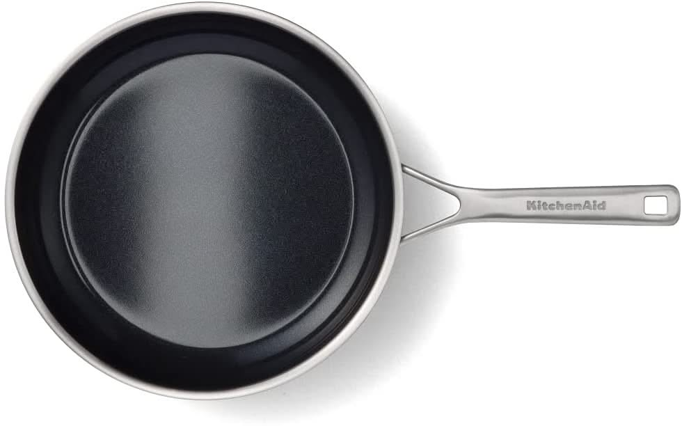 KitchenAid Frying pan - Multi-Ply stainless steel - ø 20 cm -. Ceramic non-stick coating