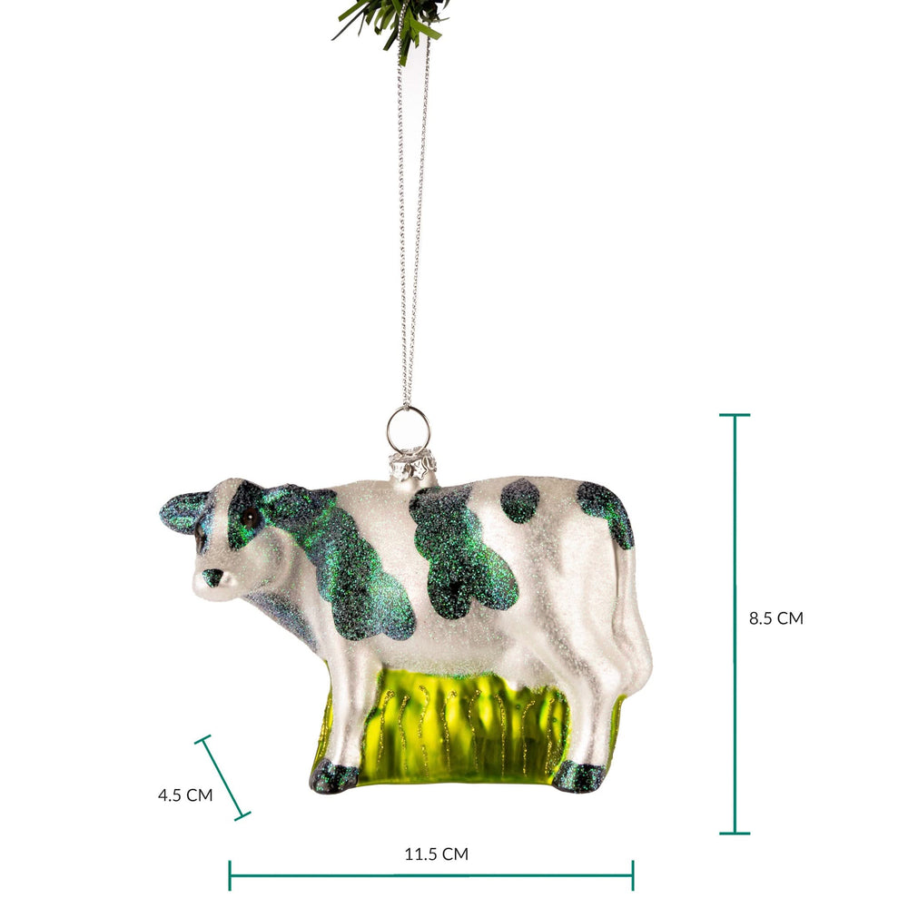 Nordic Light Christmas Ball Cow 12 cm