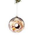 Nordic Light Christmas Ball Donut White/Brown 10 cm