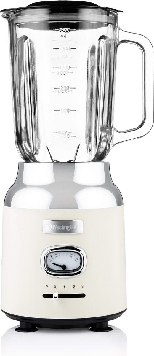 Westinghouse Retro Kettle + Toaster 2 Slots + Blender - White