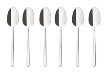 Sambonet Coffee Spoons Rock Silver 6 Pieces