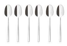 Sambonet Coffee Spoons Rock Silver 6 Pieces