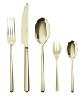 Sambonet Cutlery set Linear - Champagne - 30 pieces / 6 persons